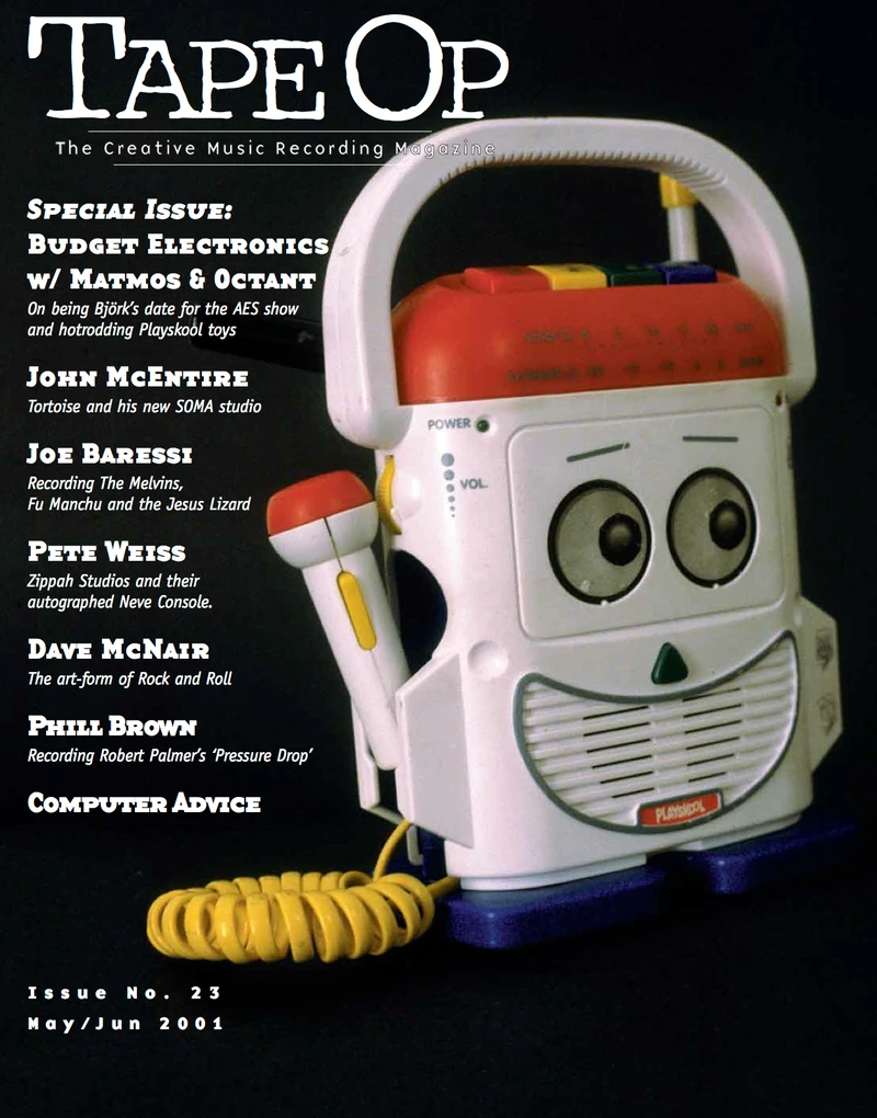 Tape Op Magazine Issue #23 Cover